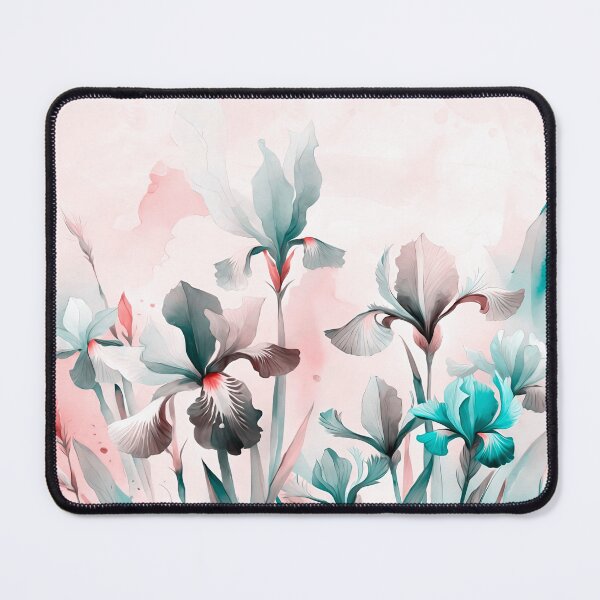 Item preview, Iris flowers "Pastel" designed and sold by Hemindway.