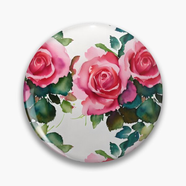 Item preview, Cute Floral Pink Rose Pattern Pastel Water Colors Tiled Abstract designed and sold by Infinitelypink.