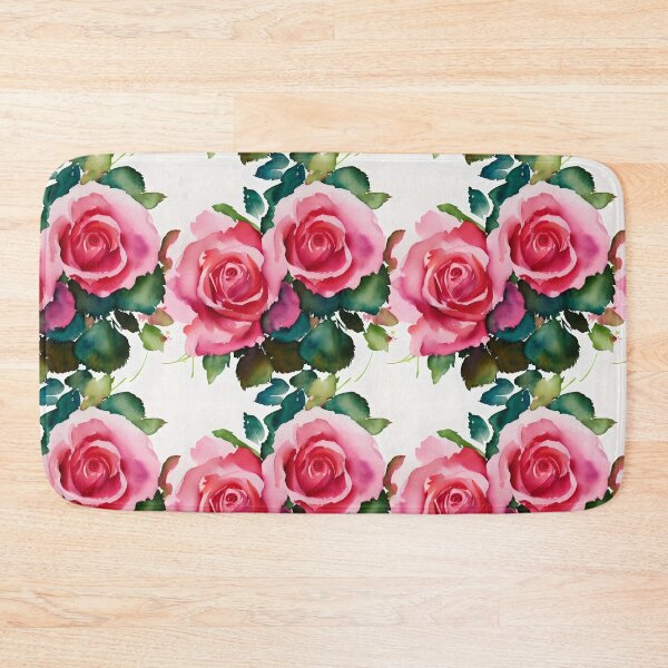 Item preview, Cute Floral Pink Rose Pattern Pastel Water Colors Tiled Abstract designed and sold by Infinitelypink.