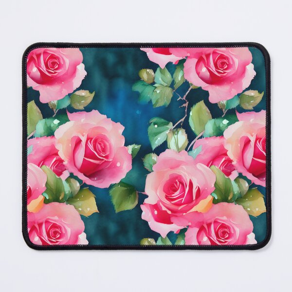 Item preview, Pretty Floral Pink Rose Pattern Pastel Water Colors Tiled Abstract designed and sold by Infinitelypink.