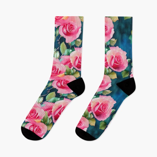 Item preview, Pretty Floral Pink Rose Pattern Pastel Water Colors Tiled Abstract designed and sold by Infinitelypink.
