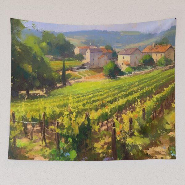 Artikelvorschau, Französischer Weinberg entworfen und verkauft von Vanover Designs.