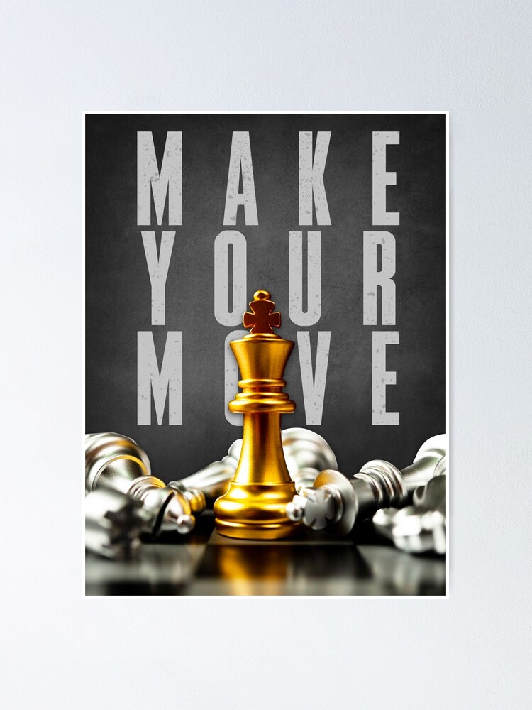 Famous Chess Opening Poster or Canvas Wall Art Chess Lover 