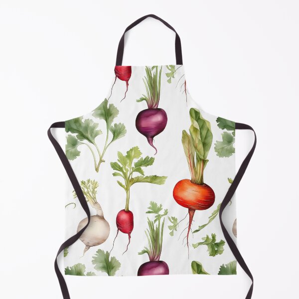 Item preview, My Grandma's Kitchen - Fresh Root Vegetables Vegetarian Food Retro Pattern designed and sold by SecretDicer.