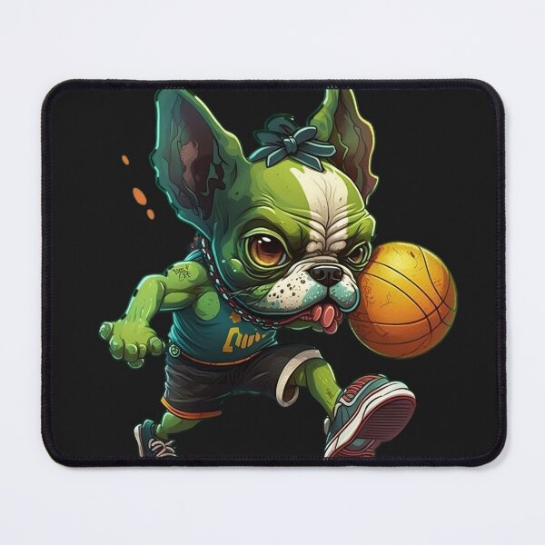 Item preview, baby French Bulldog playing basketball designed and sold by futuresimo04.