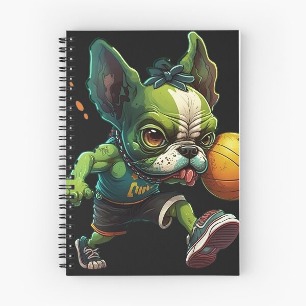 Item preview, baby French Bulldog playing basketball designed and sold by futuresimo04.