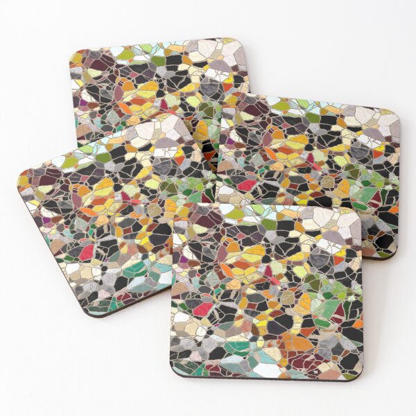 Item preview, Colourful Mosaic Abstract Art designed and sold by Trevor Hirst.