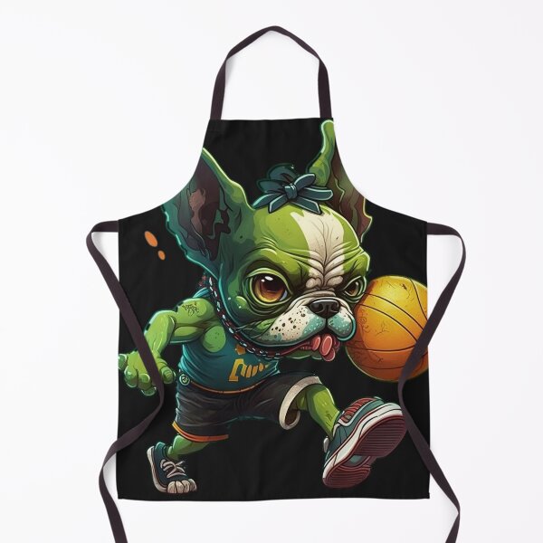 Item preview, baby French Bulldog playing basketball designed and sold by futuresimo04.