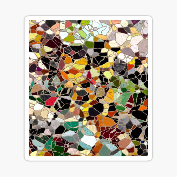 Item preview, Colourful Mosaic Abstract Art designed and sold by Trevor Hirst.