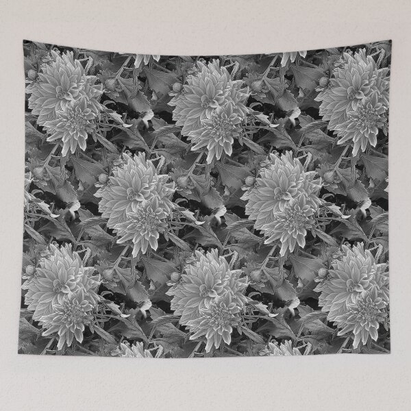Item preview, Monochromatic Graytone Dahlias designed and sold by csturman.