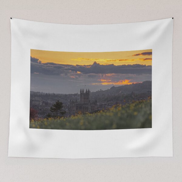 Item preview, Golden Hour Cityscape - Bath Abbey  designed and sold by duncan1980uk.