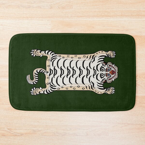 Item preview, TIBETAN TIGER RUG-white 3 designed and sold by BEATRIZ ABAITUA.