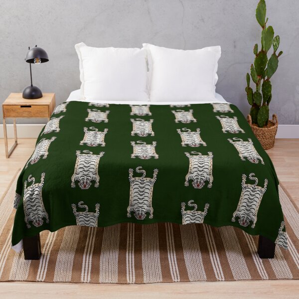Item preview, TIBETAN TIGER RUG-white 3 designed and sold by BEATRIZ ABAITUA.
