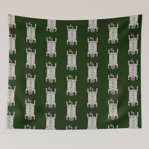 Item preview, TIBETAN TIGER RUG-white 3 designed and sold by BEATRIZ ABAITUA.