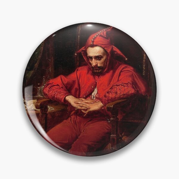 Item preview, Stańczyk (Sad Red Jester Clown), by Jan Matejko designed and sold by Gabriel S.