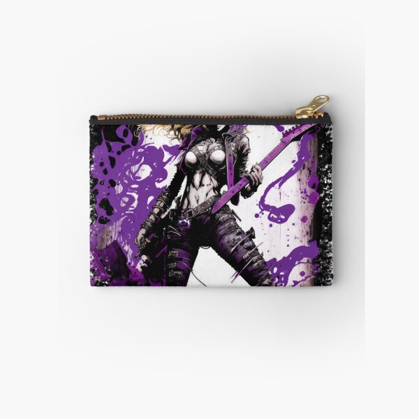 Item preview, ROCKER GIRL LEATHER SUIT SPLASH ELECTRIC GUITAR DESTROYER designed and sold by ogirdorgraphics.