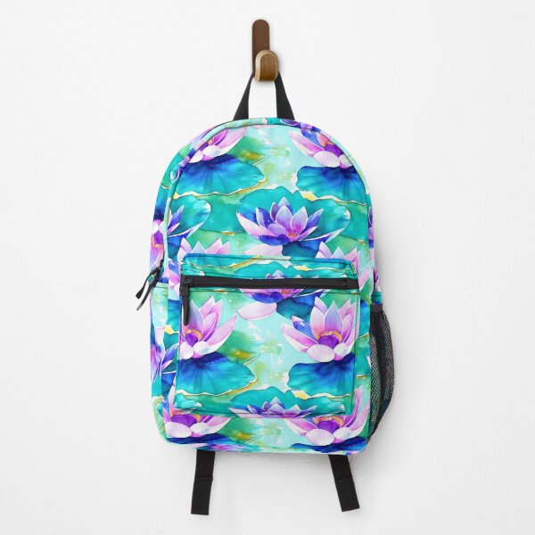 Item preview, Pretty Floral Lotus Pattern Pastel Water Colors Tiled Abstract designed and sold by Infinitelypink.