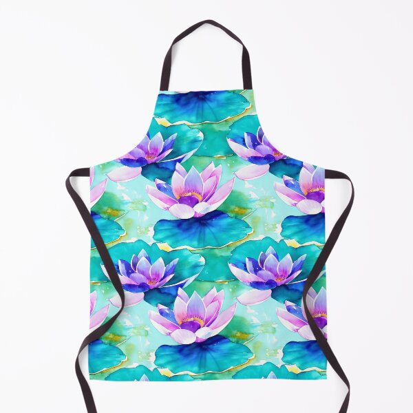 Item preview, Pretty Floral Lotus Pattern Pastel Water Colors Tiled Abstract designed and sold by Infinitelypink.