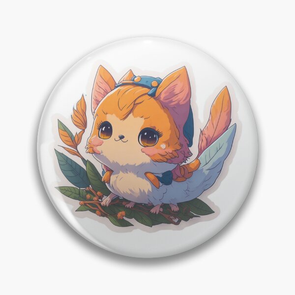 Artikelvorschau, Everybirdy Golder Birds Muster Chibi Digital Art entworfen und verkauft von ChibiArtline.