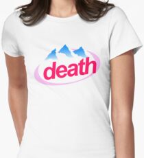 death evian cyberpunk vaporwave health goth Women's Fitted T-Shirt