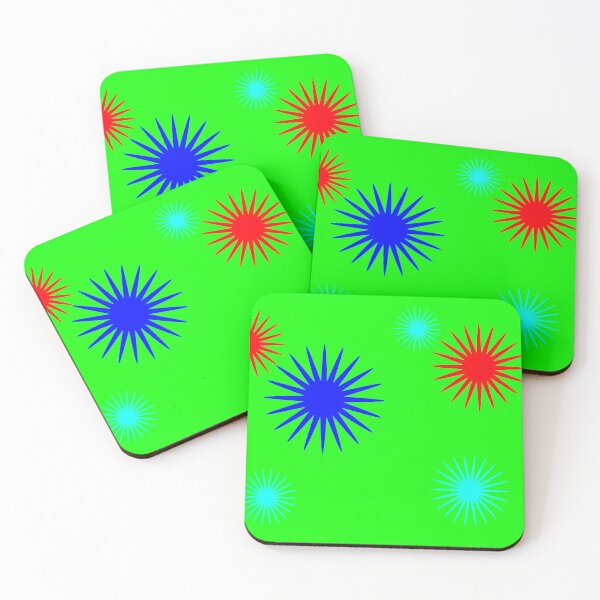 Item preview, Fireworks on Green designed and sold by GEOMETRIC ART .