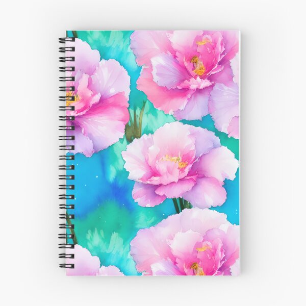 Item preview, Pretty Floral Carnation Pattern Pastel Water Colors Tiled Abstract designed and sold by Infinitelypink.