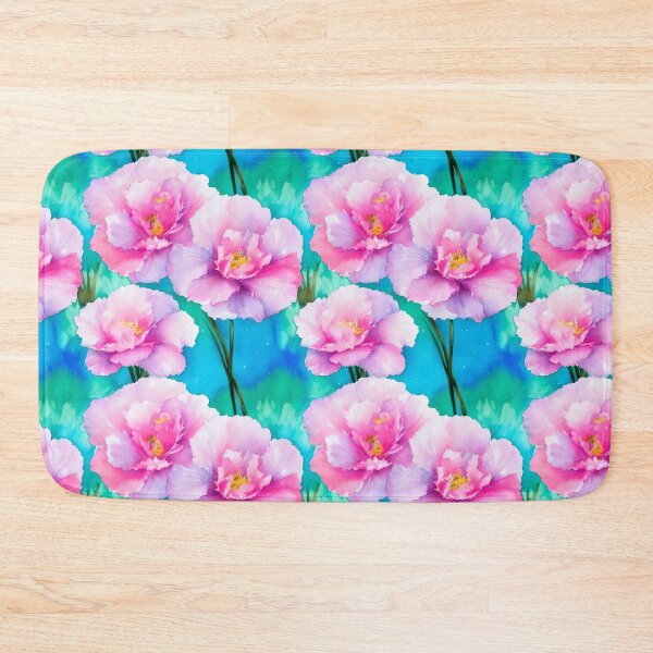 Item preview, Pretty Floral Carnation Pattern Pastel Water Colors Tiled Abstract designed and sold by Infinitelypink.