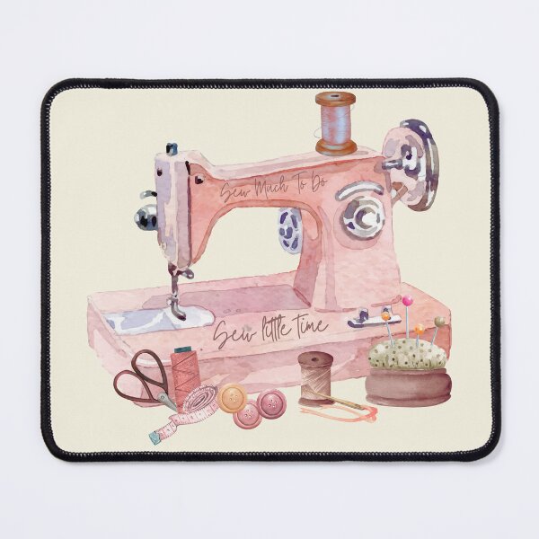 Item preview, Sew Much To Do, Sew Little Time - light background designed and sold by aliveinmiddle.
