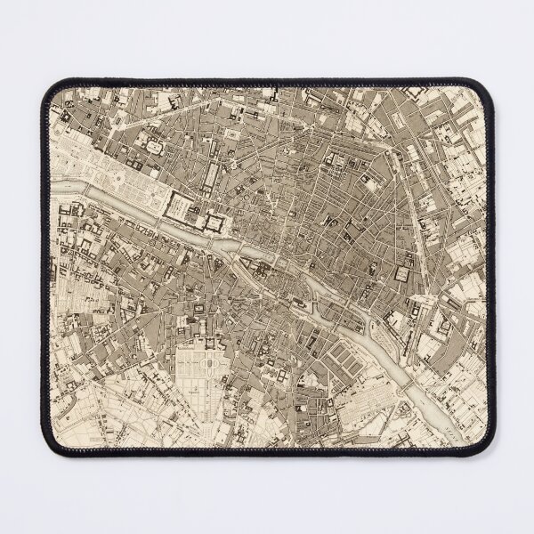 Item preview, Paris Map 1834 designed and sold by colourfind.