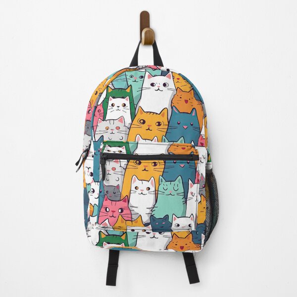 Item preview, Cat pattern designed and sold by PixelPack Design.