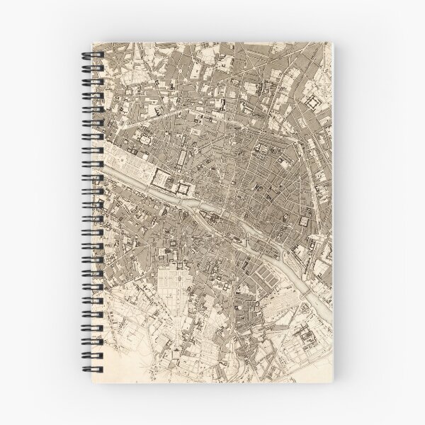 Item preview, Paris Map 1834 designed and sold by colourfind.