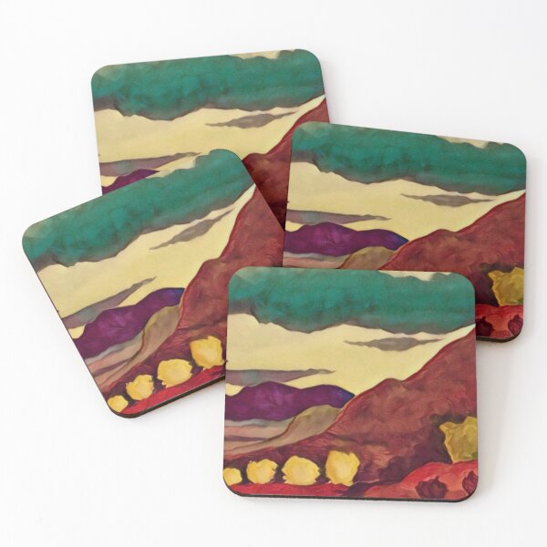 Item preview, Fauvist Landscape with Teal Clouds  designed and sold by oh-bi-me.