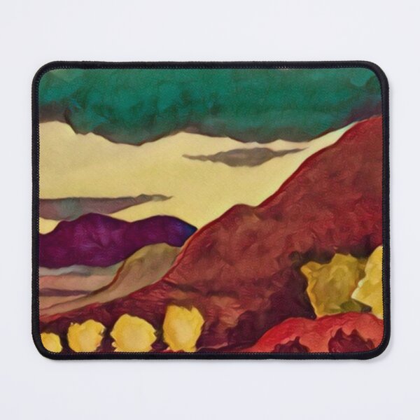 Item preview, Fauvist Landscape with Teal Clouds designed and sold by oh-bi-me.