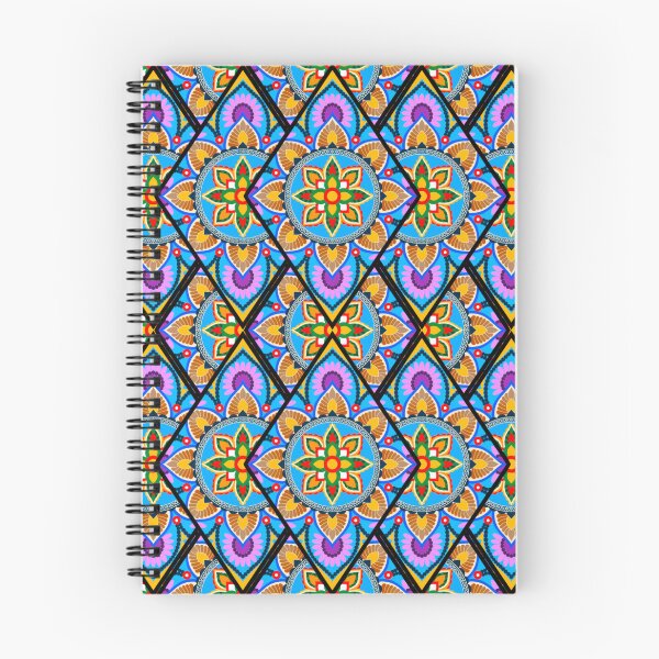 Item preview, Colorful vintage seamless pattern with floral and mandala elements. designed and sold by Apkdesigner.