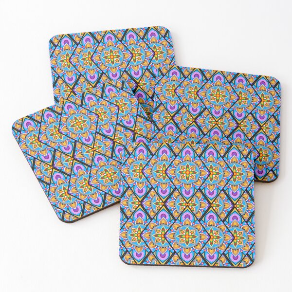 Item preview, Colorful vintage seamless pattern with floral and mandala elements. designed and sold by Apkdesigner.
