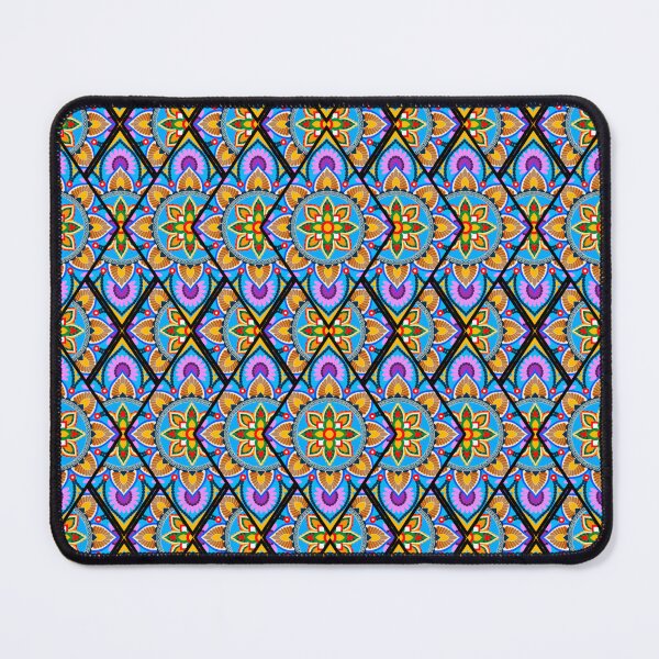 Item preview, Colorful vintage seamless pattern with floral and mandala elements. designed and sold by Apkdesigner.