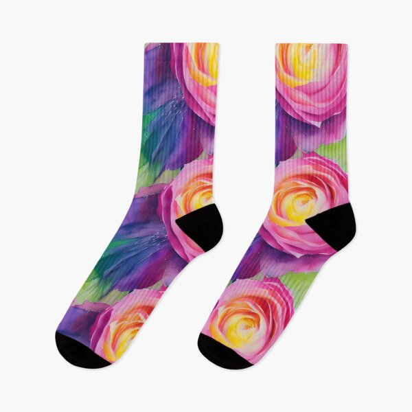 Item preview, Pretty Floral Rose Pattern in Pastel Water Colors Tiled Abstract designed and sold by Infinitelypink.