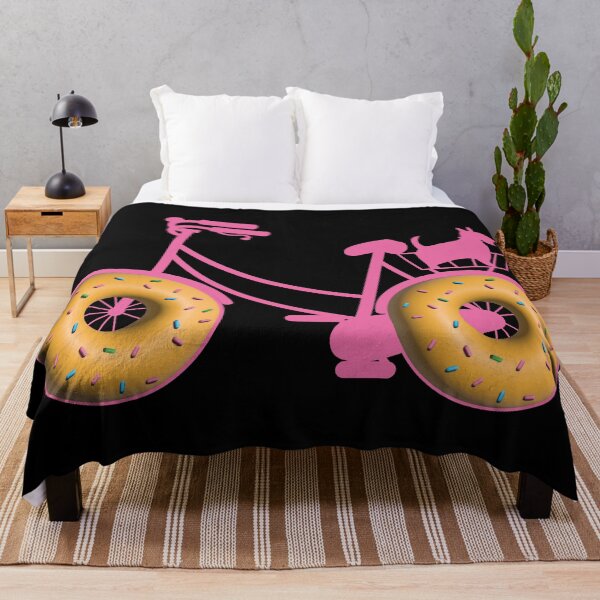 Item preview, Funny pink bike with doughnut-shaped wheels designed and sold by Martapp.
