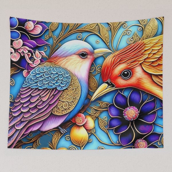 Item preview, Ornamental pair of birds designed and sold by Garrulus glandarius.
