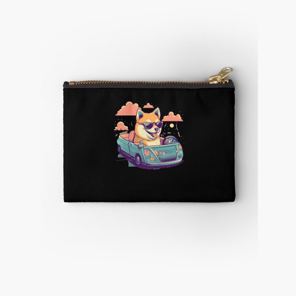 Item preview, Dog Shiba Inu traveling with car and sunglasses designed and sold by Naohiro.