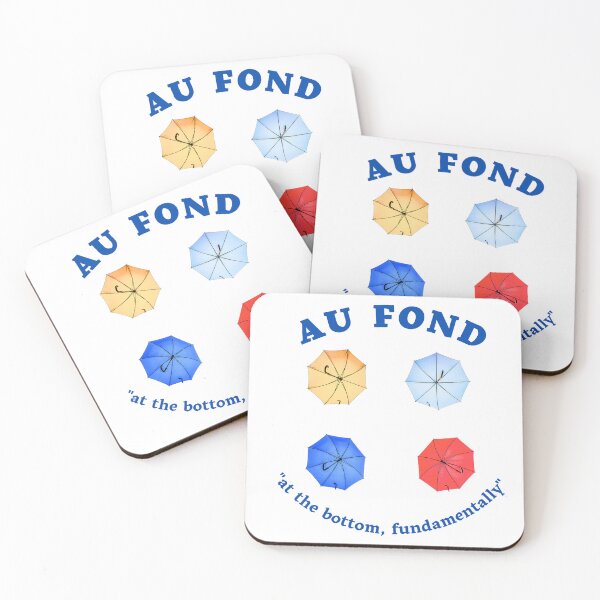 Item preview, Au Fond designed and sold by Witty Word Nerd.