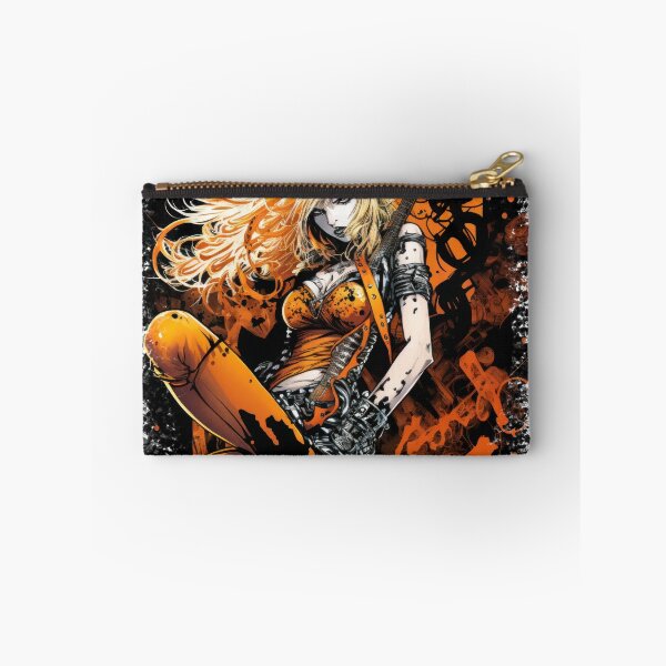 Item preview, ROCKER GIRL LEATHER SUIT SPLASH ELECTRIC GUITAR DESTROYER designed and sold by ogirdorgraphics.