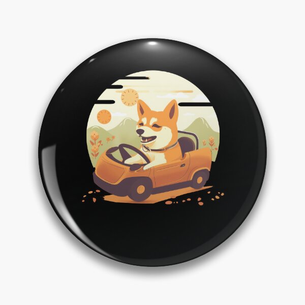 Item preview, Dog Shiba Inu traveling by car summer sun designed and sold by Naohiro.