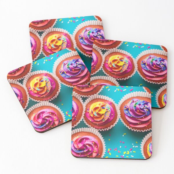 Item preview, Cup Cake Pretty Frosting Swirled Pastel Water Colors Tiled Abstract designed and sold by Infinitelypink.