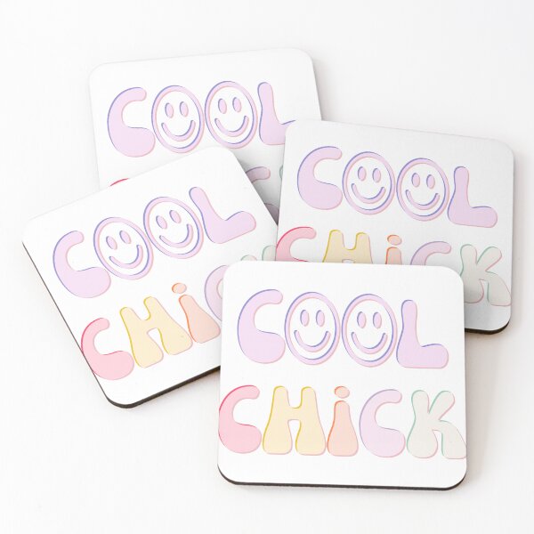Item preview, Pastel cool chick smiley face design designed and sold by cozyfuncreation.