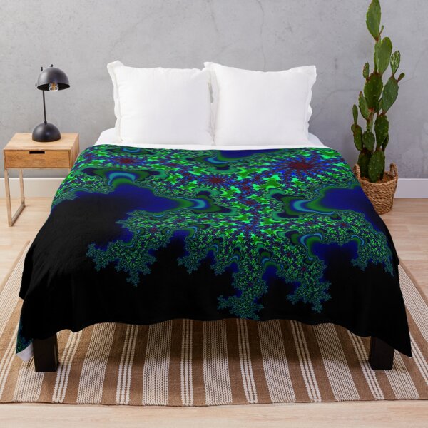 Item preview, Fractal Forest at Night designed and sold by Glitchshaman.