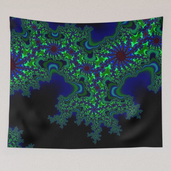 Item preview, Fractal Forest at Night designed and sold by Glitchshaman.