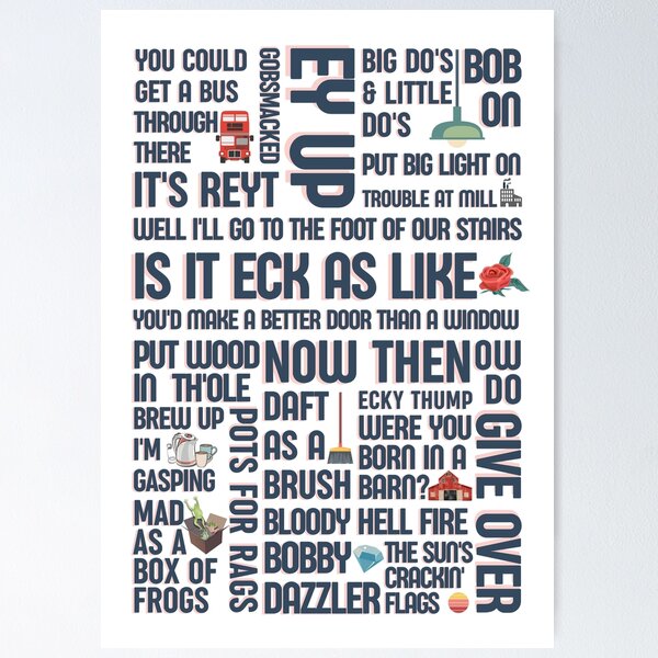 Cheeky Definition Print, British Slang Dictionary Poster