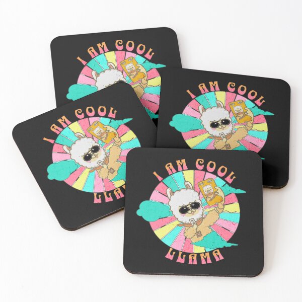 Item preview, Llama , i am cool , alpaca t shirt designed and sold by Blue  Dragon.