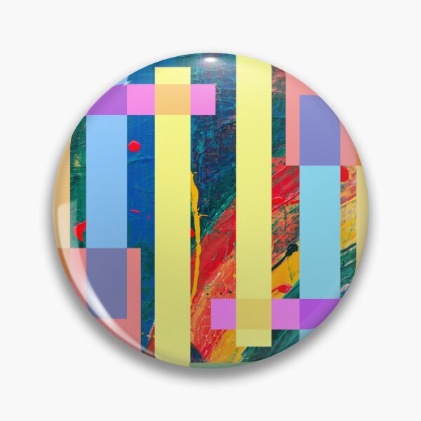 Item preview, Pastel colour geometric abstract pattern designed and sold by Delicarte.